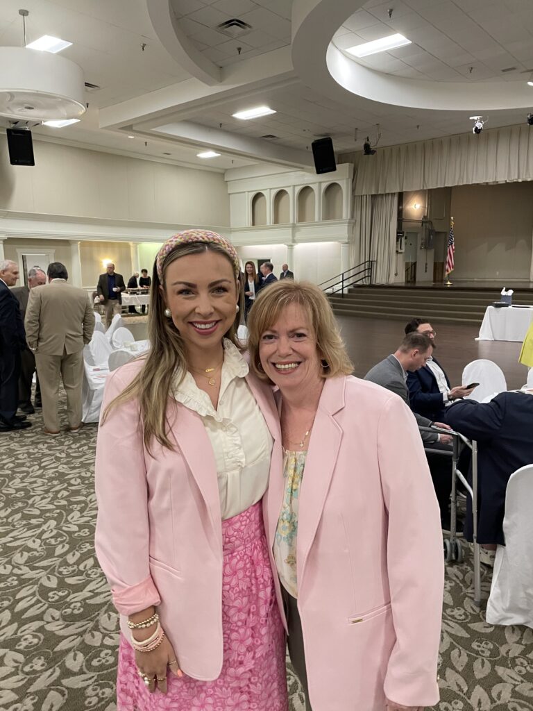 Juvenile Court Magistrates Jan Bell and Jessica Wright at the Lake County Bar Association Law Day Breakfast