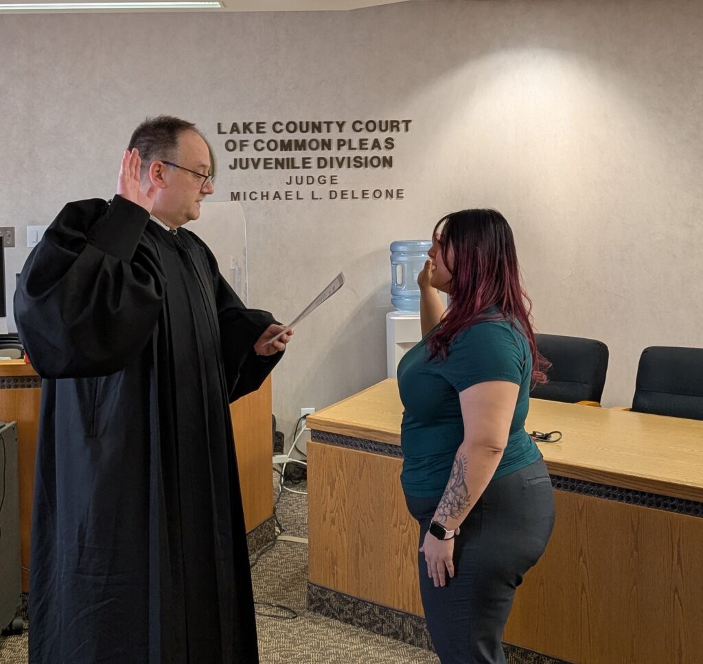 Notary Public Oath for Jarissa Razo from Judge DeLeone