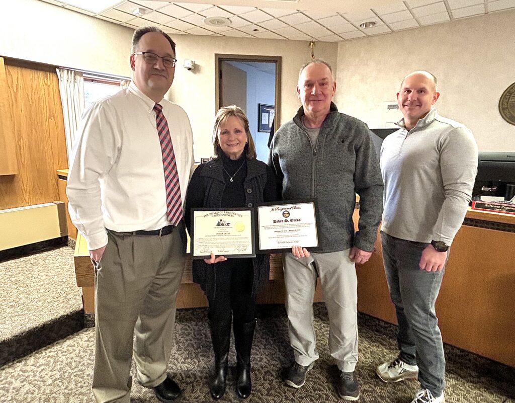 Debbie recognized on her retirement from Lake County Juvenile Court