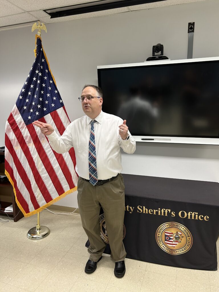 Another successful class teaching at the Lake County Corrections Academy.