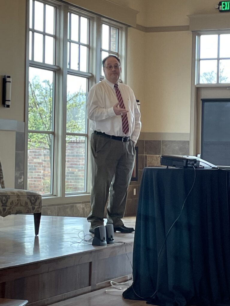 Judge DeLeone speaking at Family Law Seminar