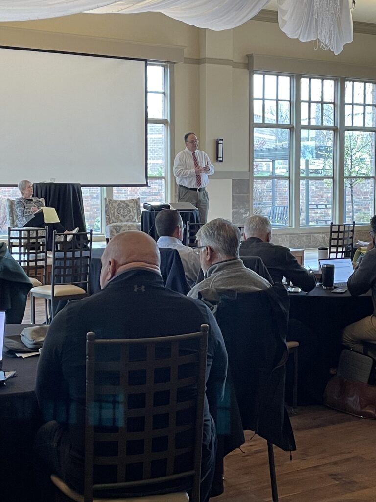 Judge DeLeone speaking at Family Law Seminar