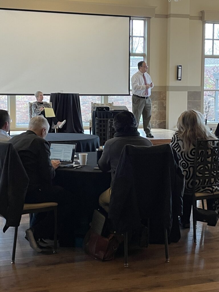 Judge DeLeone speaking at Family Law Seminar