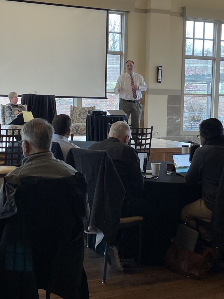Judge DeLeone speaking at Family Law Seminar