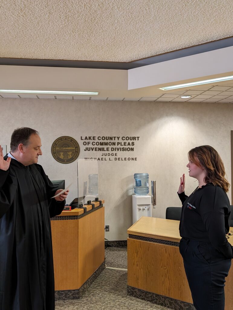 Deputizing Officer from Mentor On The Lake Police Department