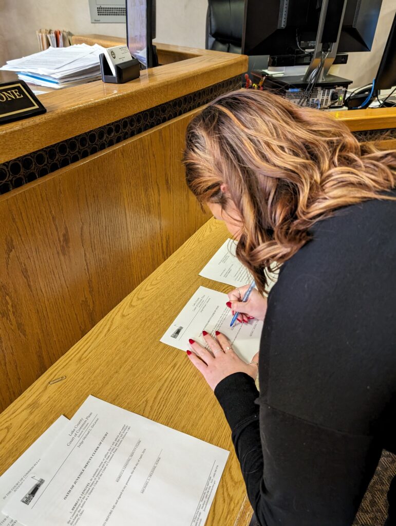Deputizing Officer from Mentor On The Lake Police Department