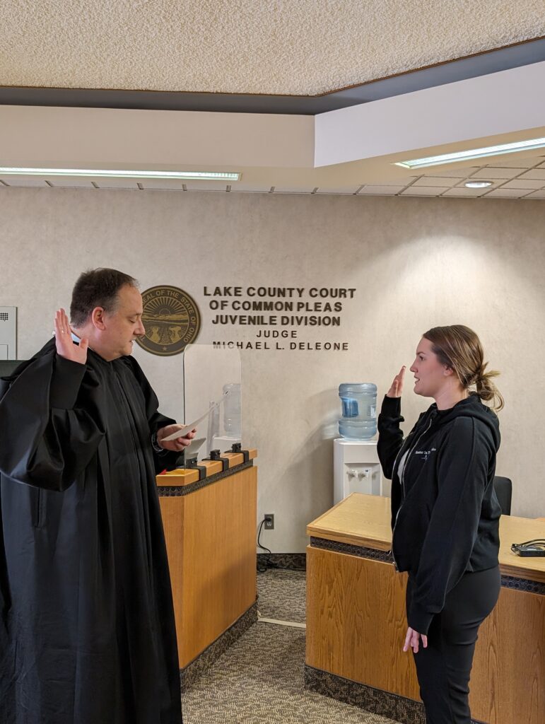 Deputizing Officer from Mentor On The Lake Police Department