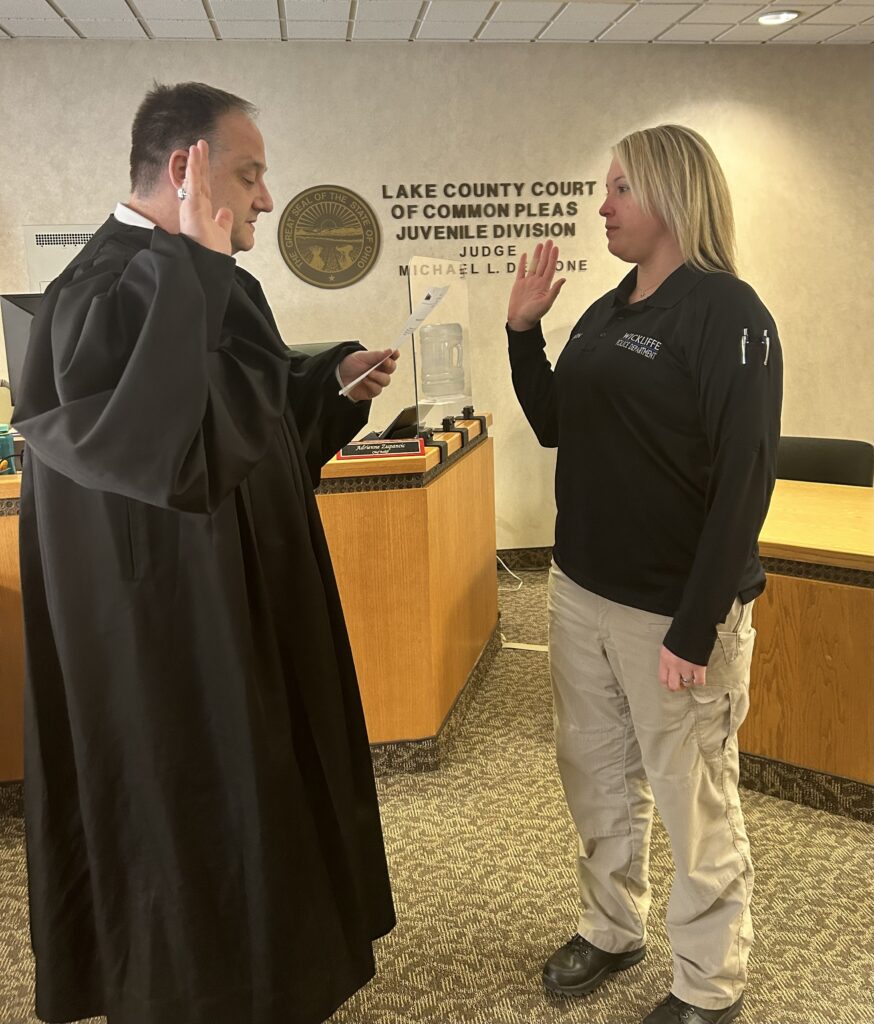 Deputizing Officer from Wickliffe Police Department
