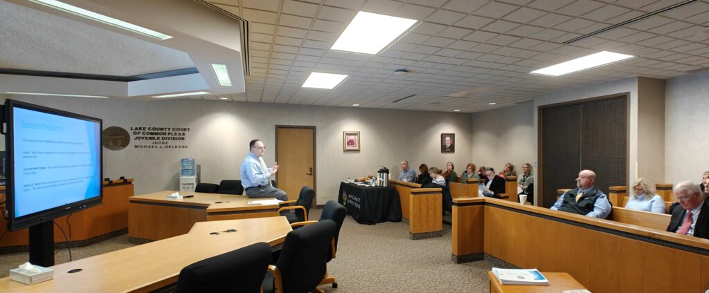 Judge DeLeone hosting a Continuing Legal Education