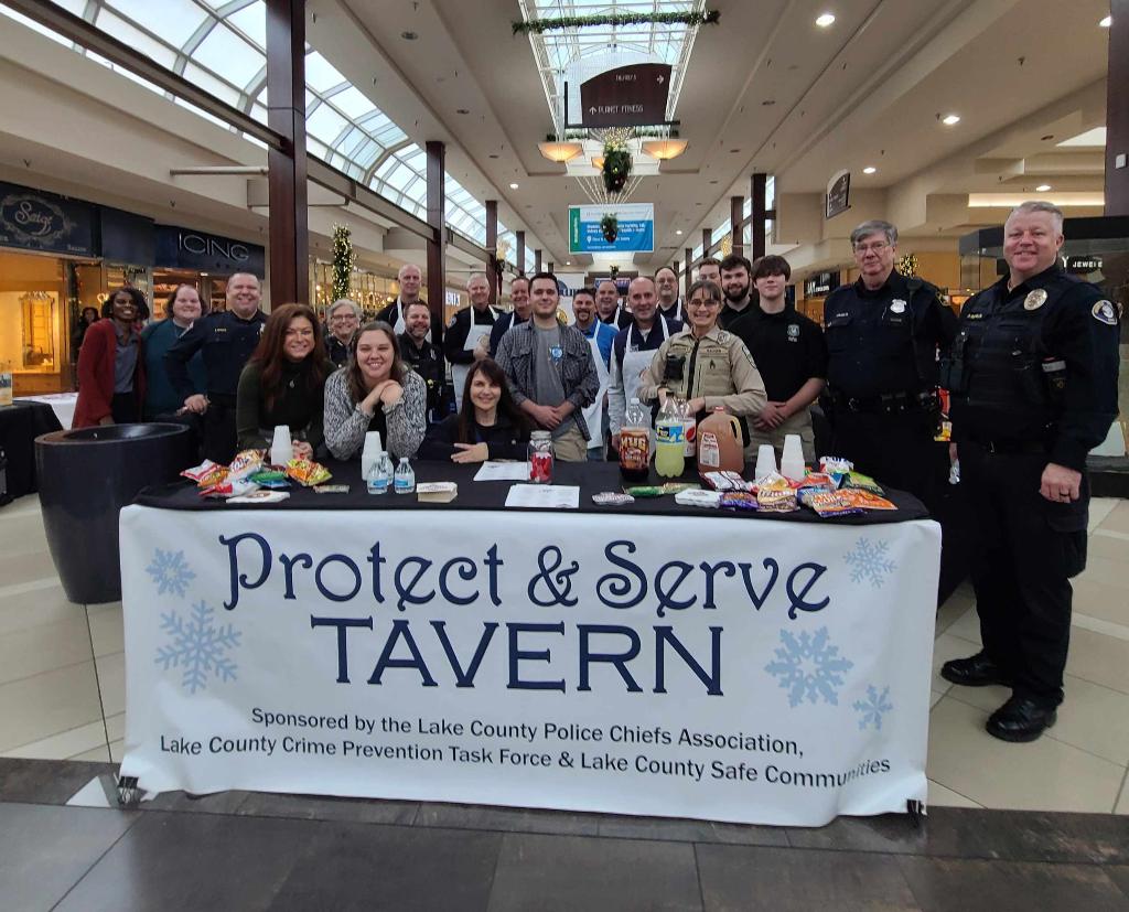 Judge DeLeone at Protect and Serve Tavern Event