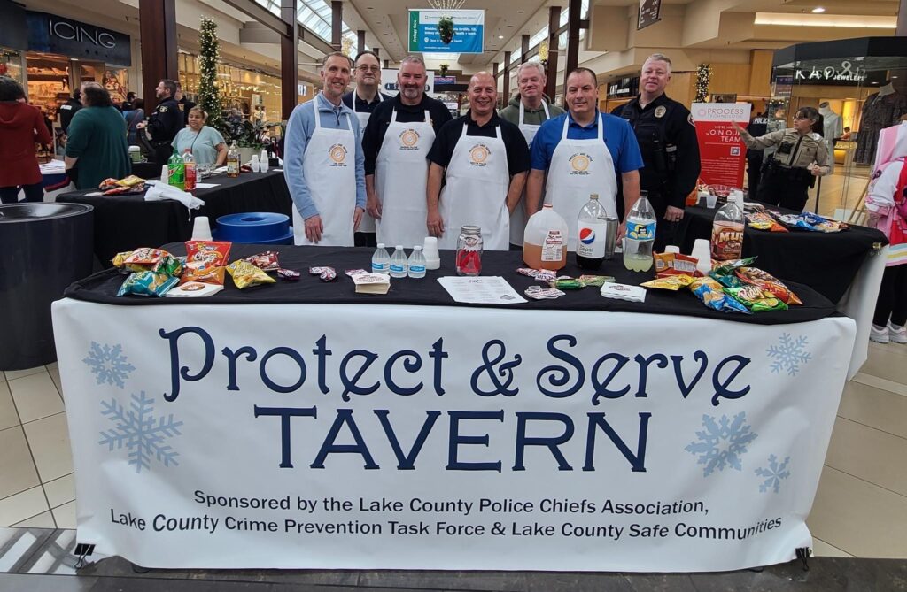 Judge DeLeone at Protect and Serve Tavern Event