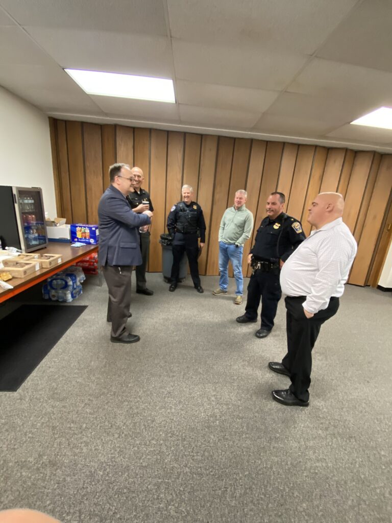 Judge DeLeone at Chiefs Meeting