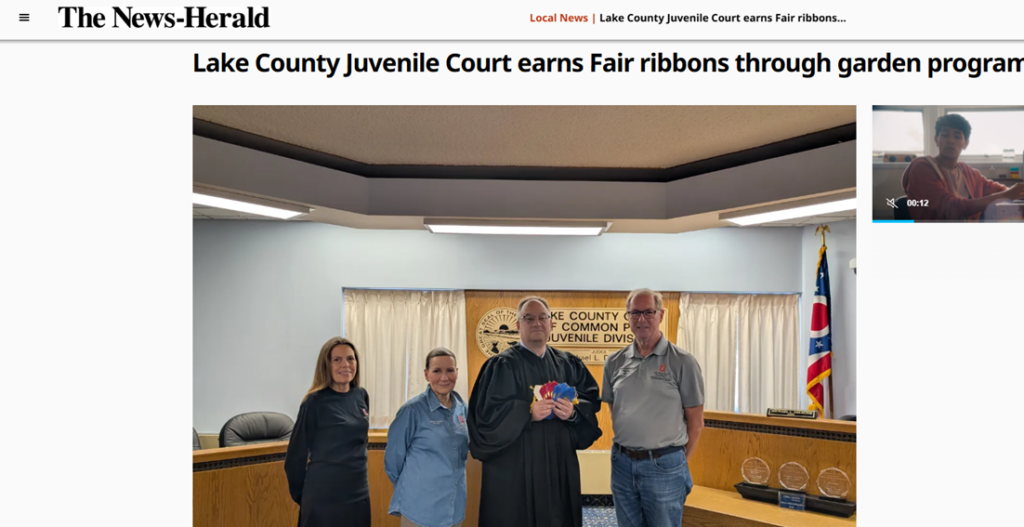 Pictured are from left to right Sandy Havas, Michele Clouden, Judge Michael DeLeone and Al Barnes.