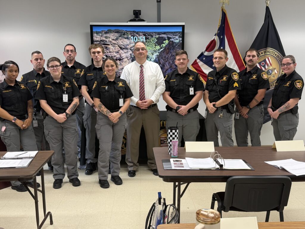 Judge DeLeone with others at the Sheriff's Academy